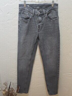 Zara Women's Straight Leg Jeans - Gray